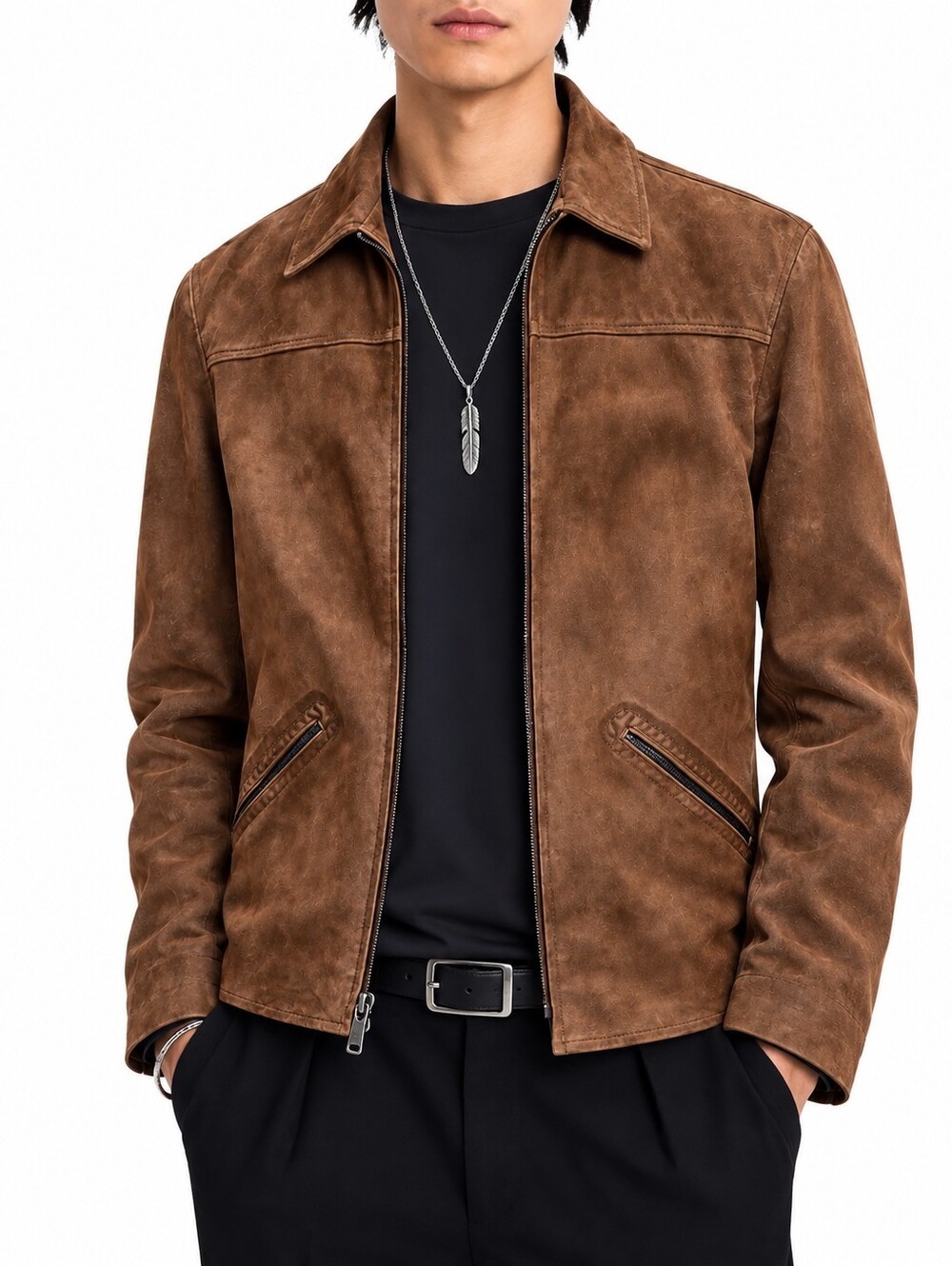 Suede Shirt Jacket